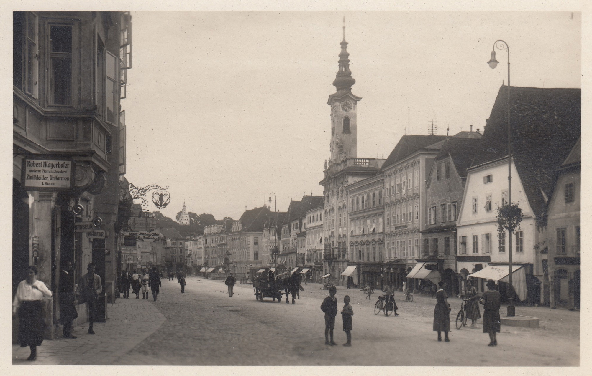 Stadtplatz Steyr 1925